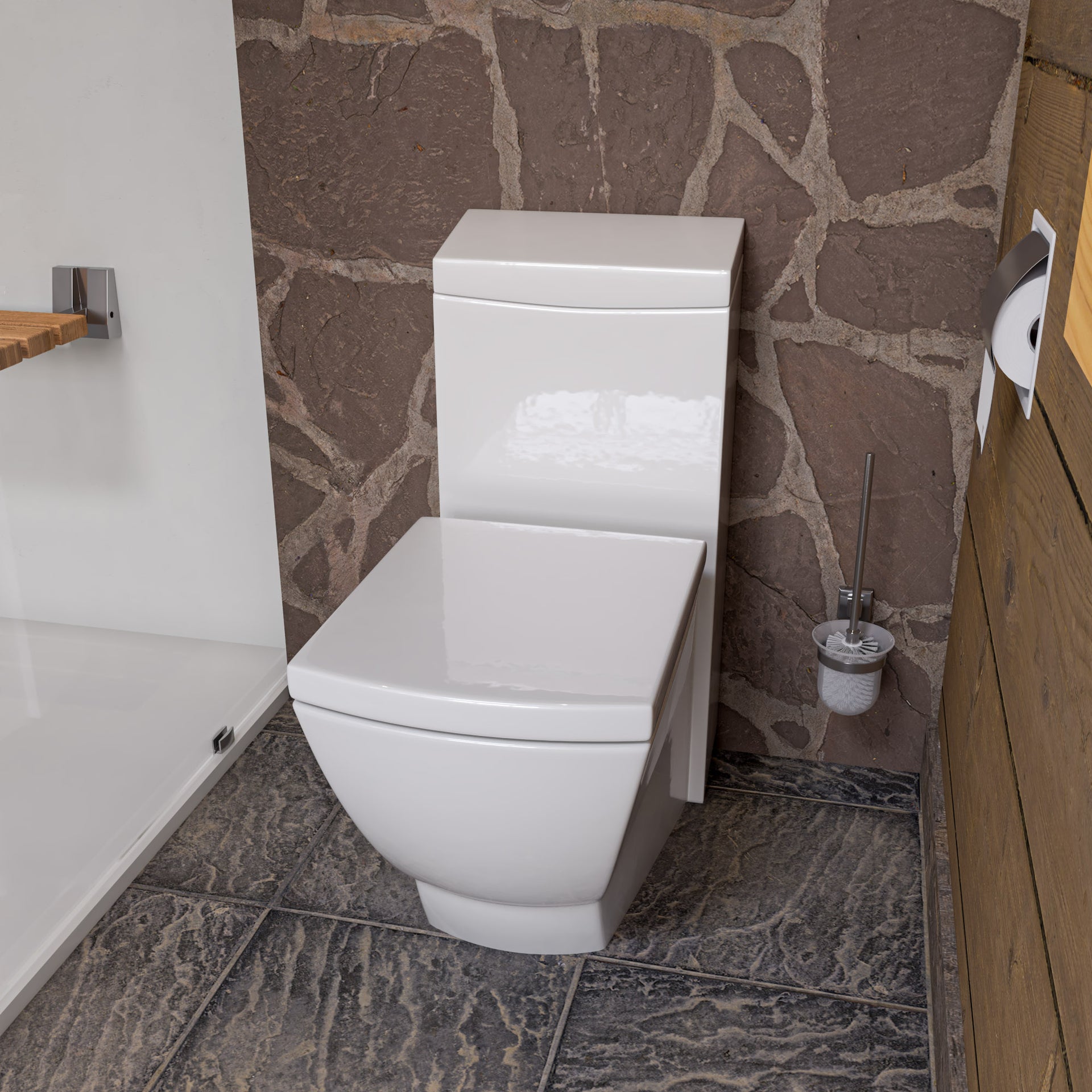 EAGO TB336 ONE PIECE HIGH EFFICIENCY LOW FLUSH  CERAMIC TOILET
